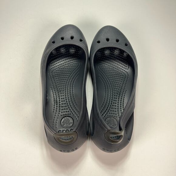 Crocs Kadee Ballet Flats Black Comfort Slip On Lightweight Shoes Women’s Size 8 - Picture 6 of 9